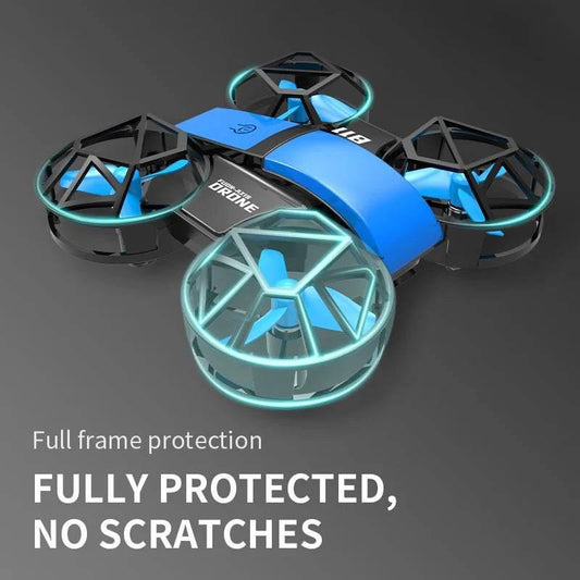 Dowellin D12 Drone Mini Remote Control Aircraft New Children's Toy HD Dual Camera Fixed Height RC Quadcopter Starter Gifts - Empire P.E