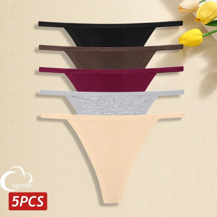 5Pcs Women Cotton Panties Female Thin - Empire P.E