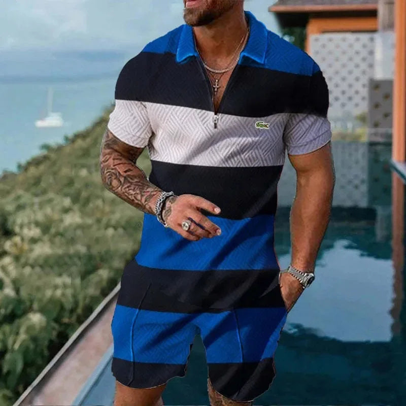 Men's Summer suit Polo Tracksuit Set - Empire P.E