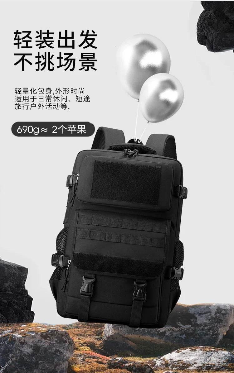40L Waterproof Outdoor Tactical Backpack Men Travel Daypack Climbing Hiking Trekking Hunting Fishing Camping Sports Rucksacks - Empire P.E