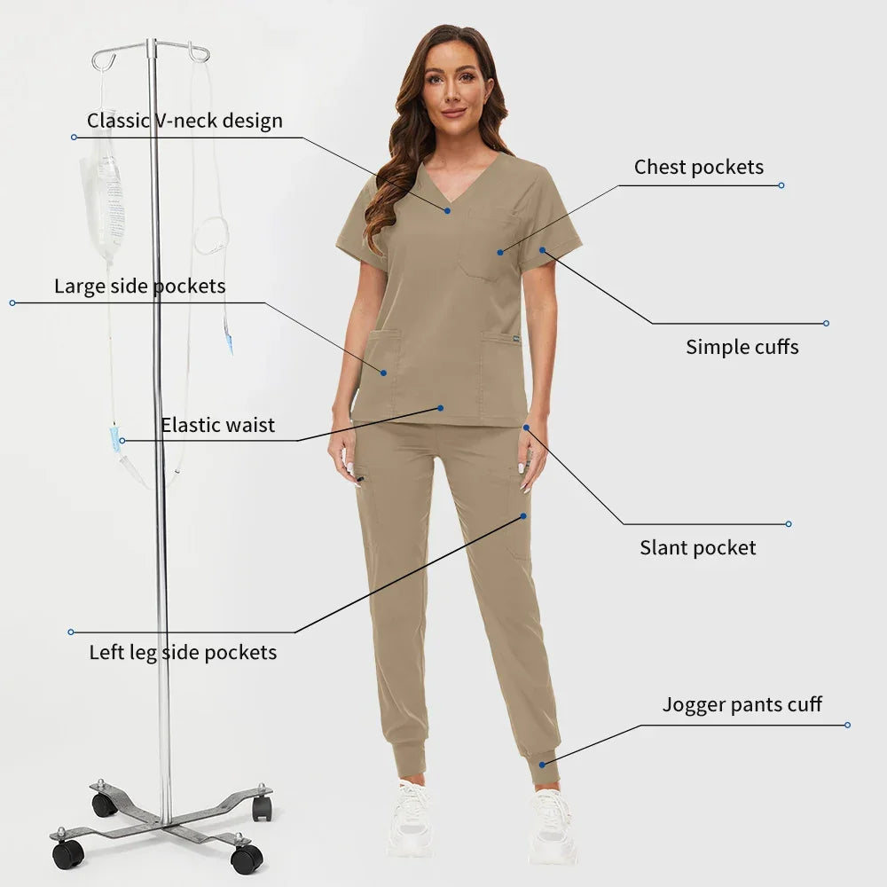 Scrub Sets Uniform Women Jogger Suit - Empire P.E