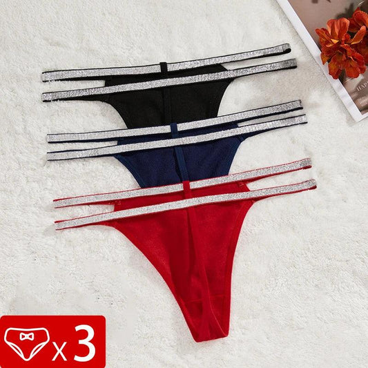 3pcs Low Rise Sexy Women g-string - Empire P.E