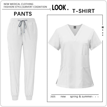 Clinic Workwear Unisex Medical Nurse Scrub Set