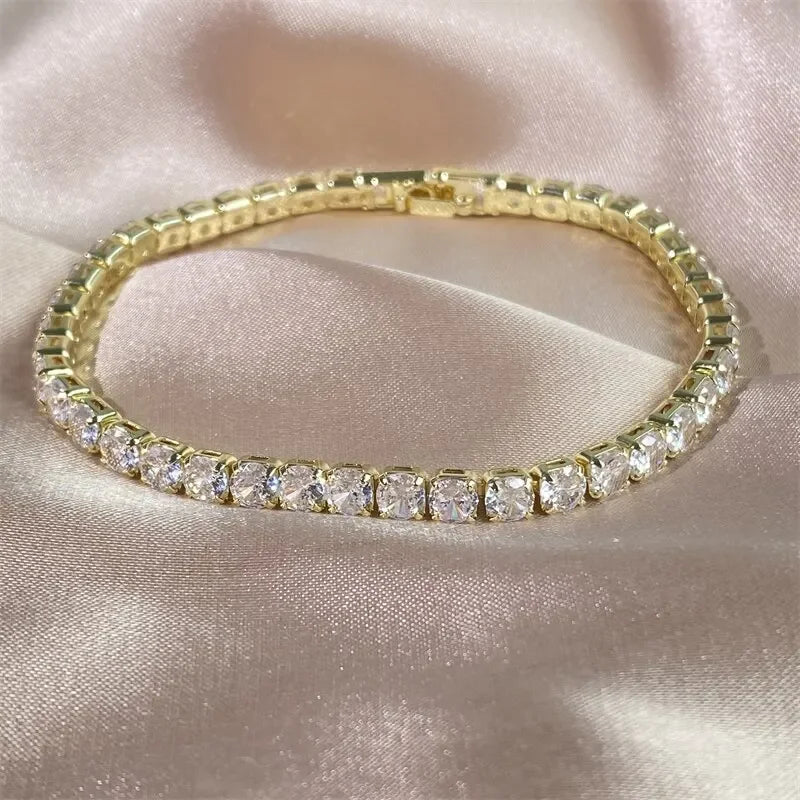 Rectangle Zirconia Tennis Bracelets for Women - Empire P.E