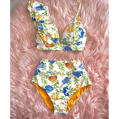2025 New High Waist Bikini Swimsuit - Empire P.E