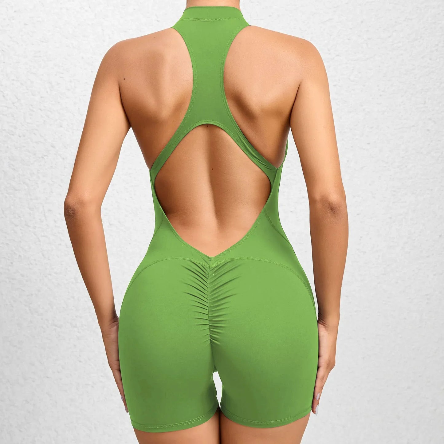 New Zip Up Rompers Scrunch Butt Yoga Sets - Empire P.E