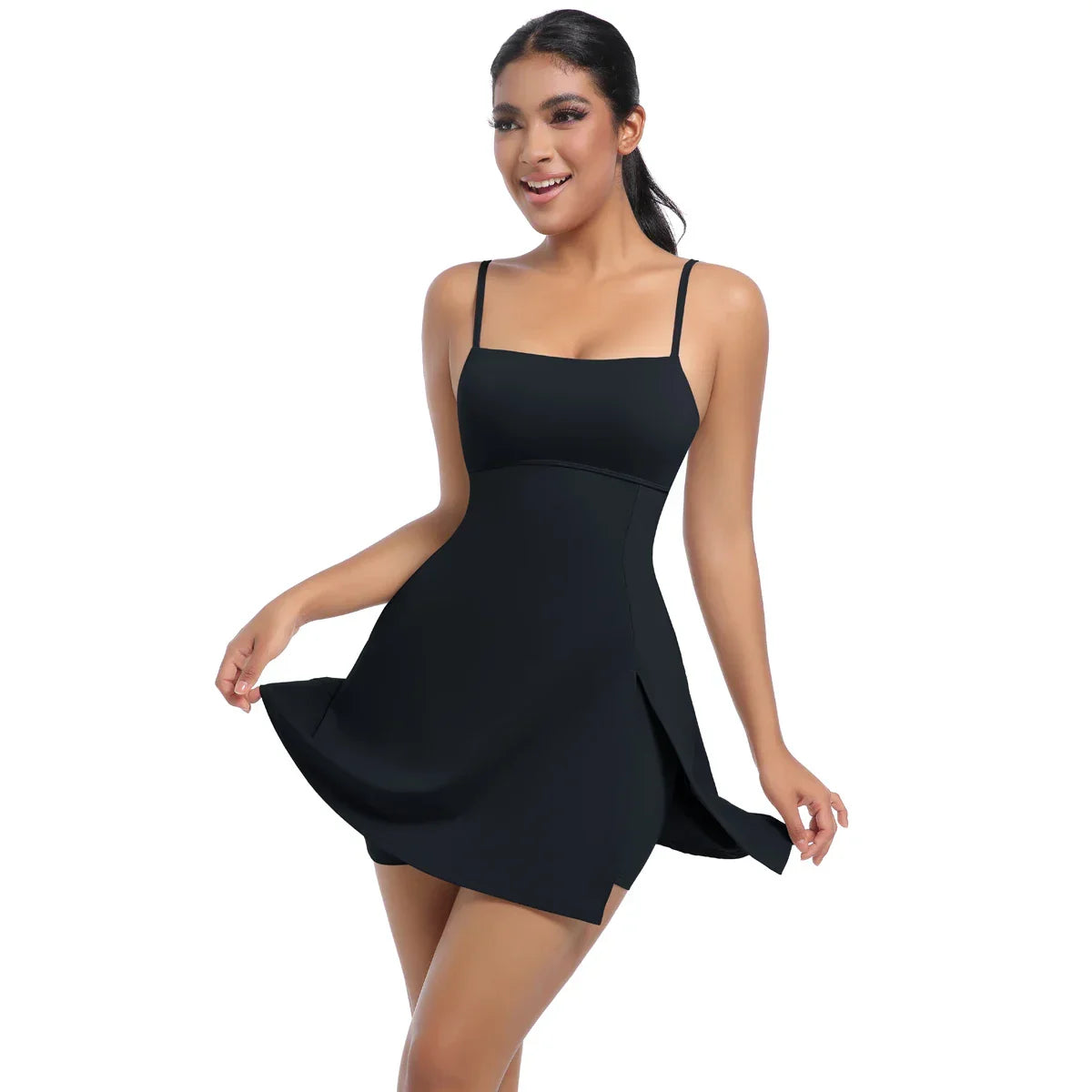 Women Yoga Tennis Skirts Gym Golf Running Sports Fitness Jumpsuit Skirt Sports Overalls Fitness Suits Gym Tracksuit Dance Skirt - Empire P.E