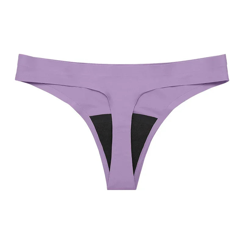 New Design Seamless Low Waist Leak Proof 4 Layer Menstrual Thong - Empire P.E