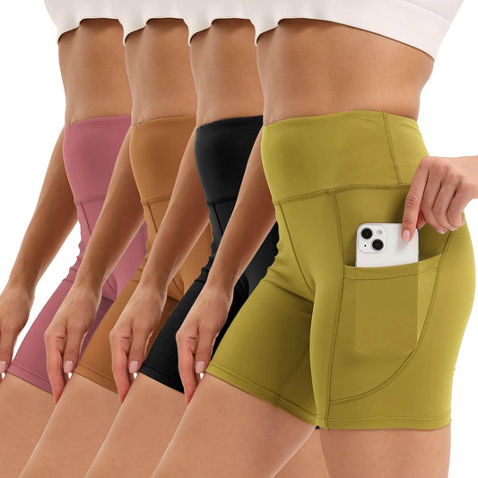 Women Sports Short High Waist Fitness Tights Women Yoga Legging Shorts Cycling Athletic Gym Running Yoga Shorts Women Sports Sho - Empire P.E