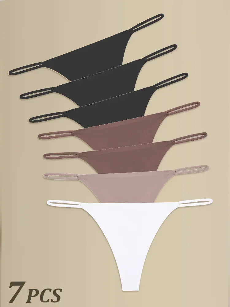 7Pcs/Set Women Seamless Thongs - Empire P.E