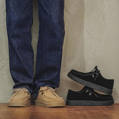 Men Casual Suede Leather Board Shoes