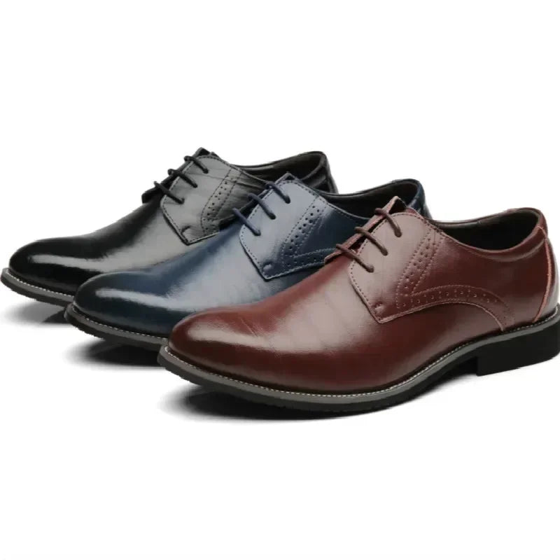 Classic Men Dress Shoes Pointed Toe Business Casual Men Formal Shoes - Empire P.E