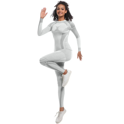 2Pc Women Skiwear Yoga Set