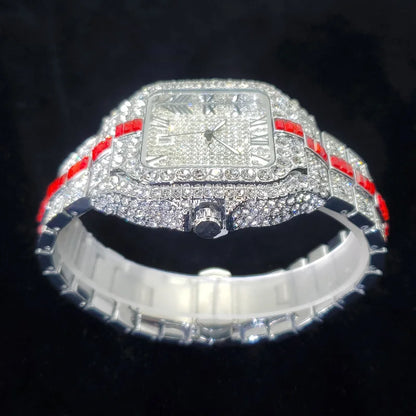 Men's Luxury Diamond Fashion Designer Style Quartz Watches