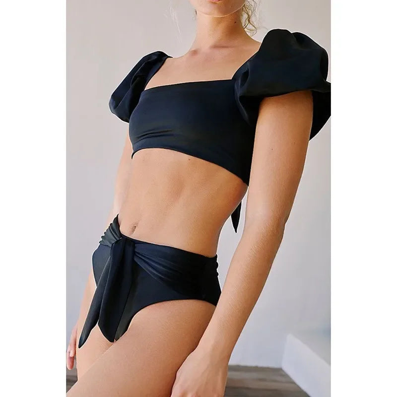 Women Sexy Bikini Set Bathing Suits Swimwear High Waist Swimsuit Two Pieces