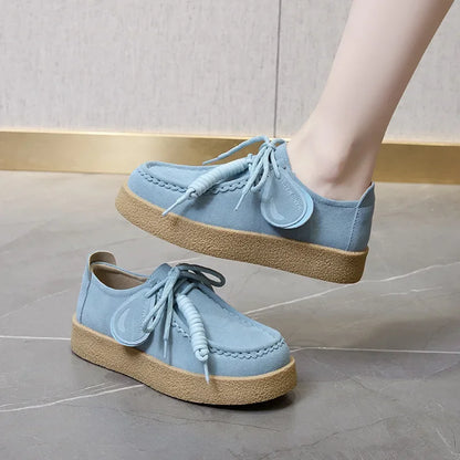 Retro Casual Suede Leather Loafers