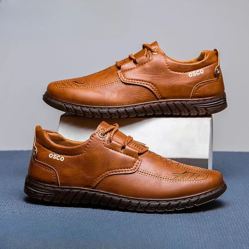 Comfortable Moccasin Leather Shoes for Men - Empire P.E