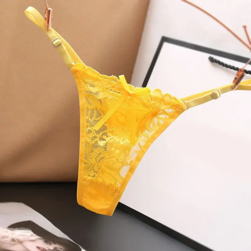 Sexy Lace See-Through Thong For Women Panties - Empire P.E