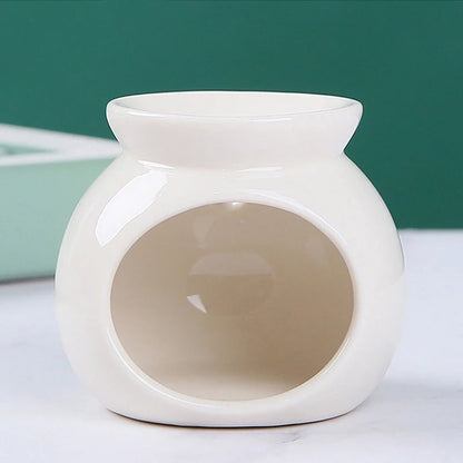 Ceramic Essential Oil Burner Incense Mini Candle Holder