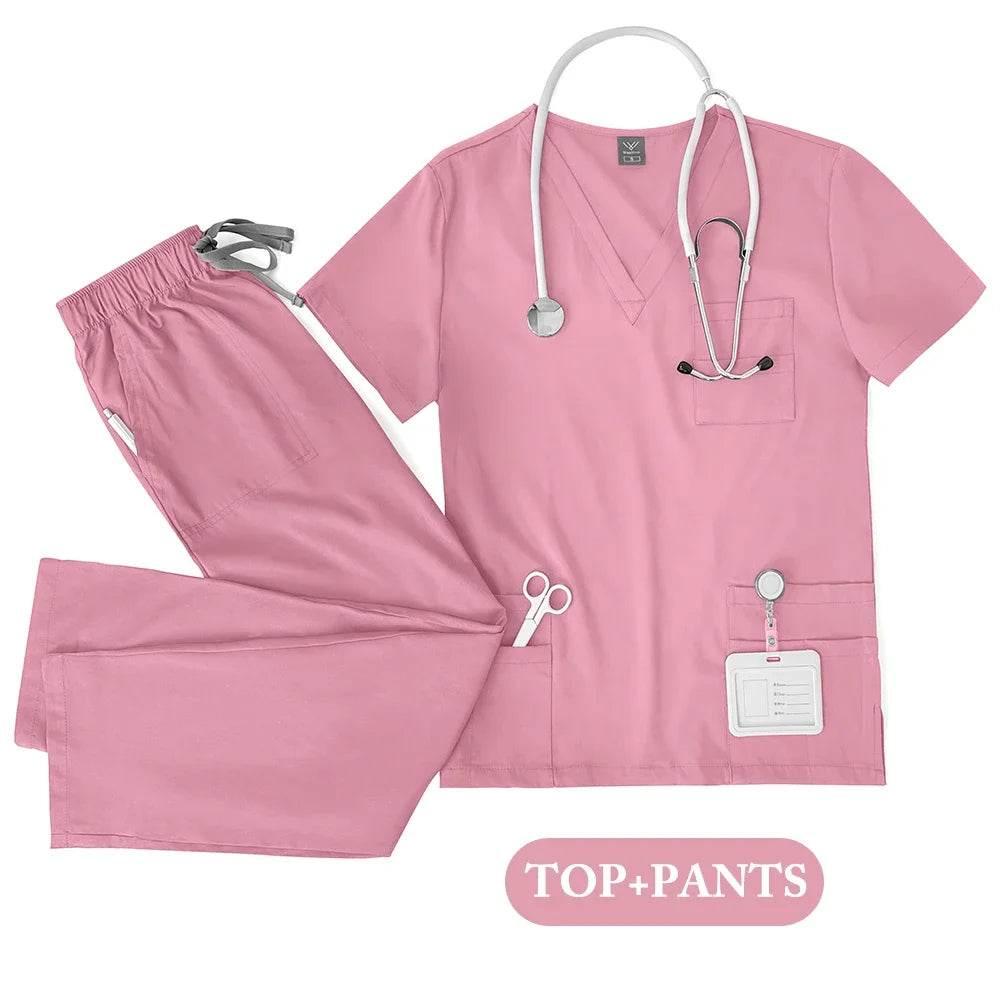 Hot Sale Nurse Scrubs Set Women Anti Wrinkle Washable Soft Hospital Uniform Medical Scrubs Women Scrubs Sets Medical Accessories - Empire P.E