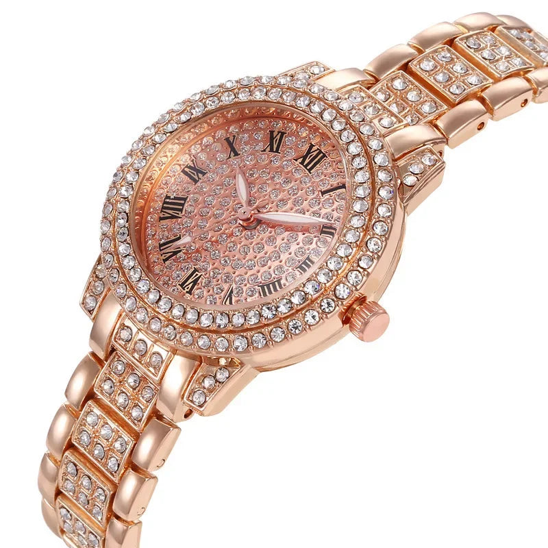 Women Shiny Diamond Watch - Empire P.E