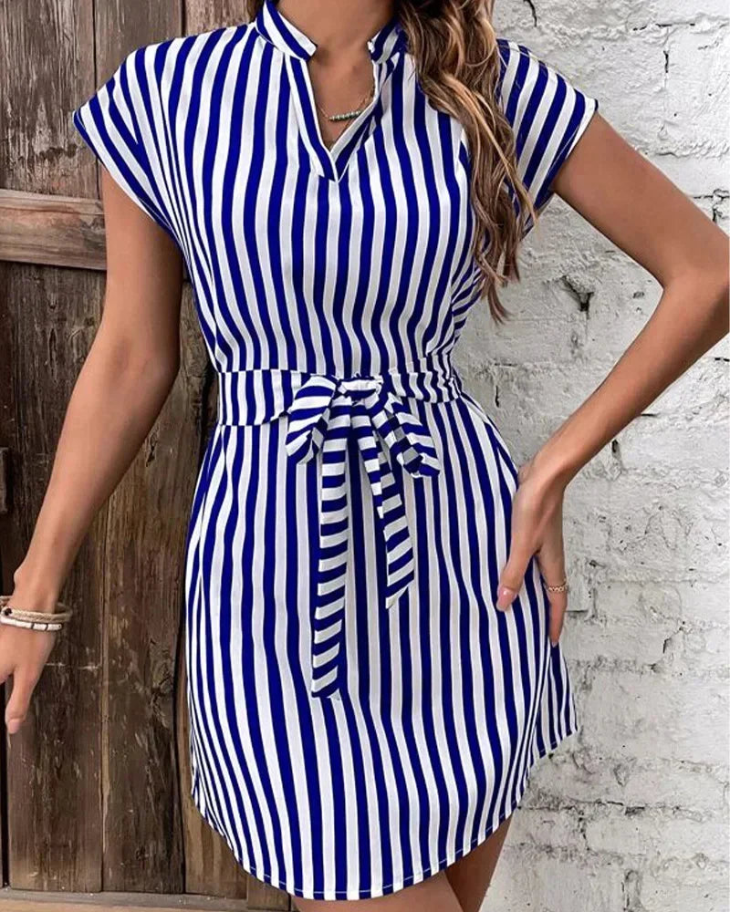 Women Spring Summer Style A-Line Dress Lady Casual Sleeveless - Empire P.E