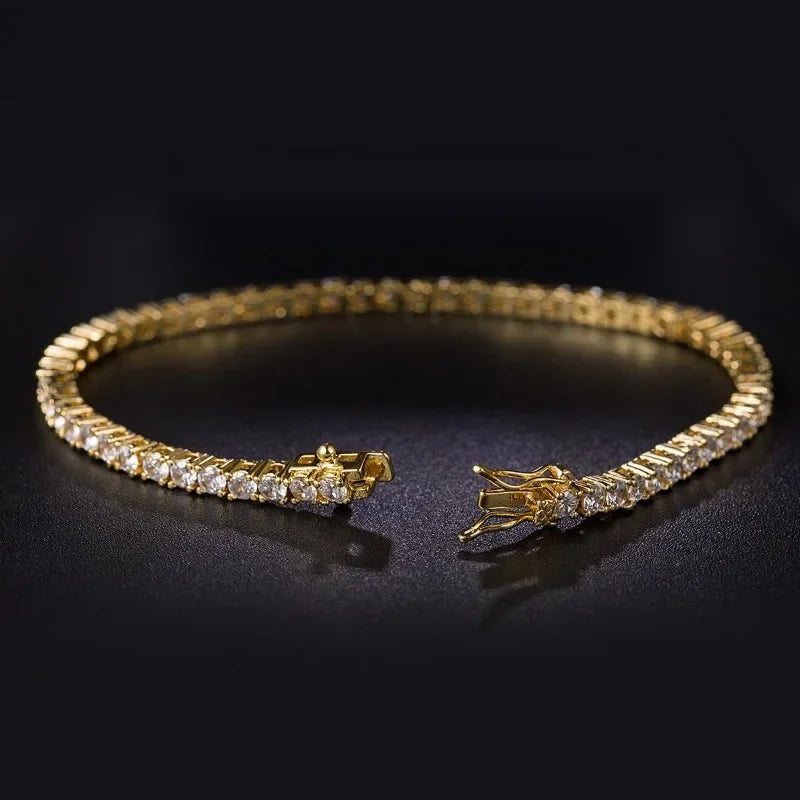 2025 new 7-8 Inch Tennis Bracelet with Four Claws - Empire P.E