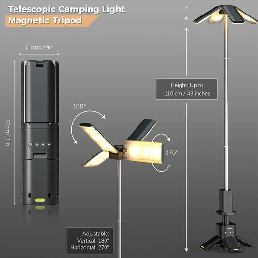 14000mAh Rechargeable Outdoor Hiking Fishing Tent Lamp - Empire P.E