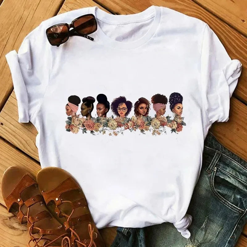 Black Girls Fashion Women T-Shirts - Empire P.E