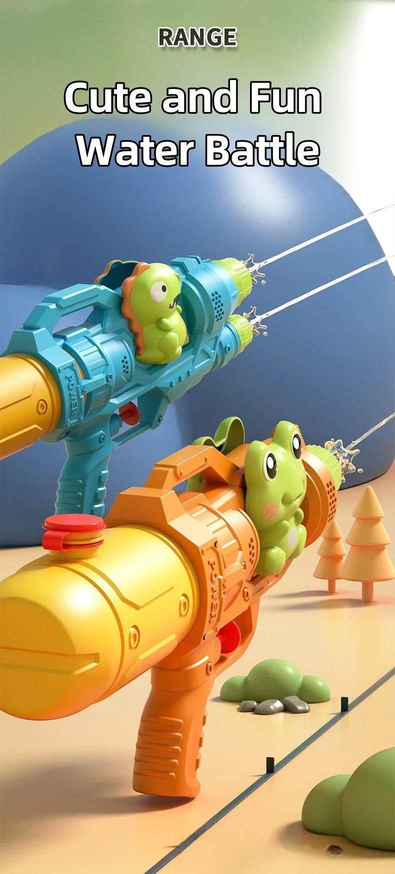 Dinosaurs, ducks, sharks, twin sprinklers, water gun toys, water fights, family gatherings, party games, water pools, beach toys - Empire P.E