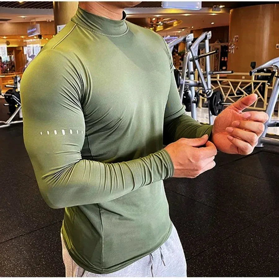 Men's Long Sleeve Compression Shirt - Empire P.E