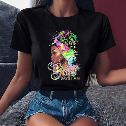 Black Girl Is Beautiful Magic T Shirt - Empire P.E