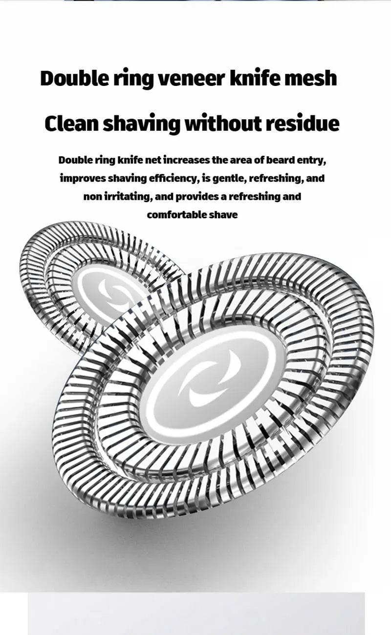 Shaver for Men USB Electric Shaver Powerful Beard Shaving Machine Electric Razor Rechargeable Waterproof - Empire P.E