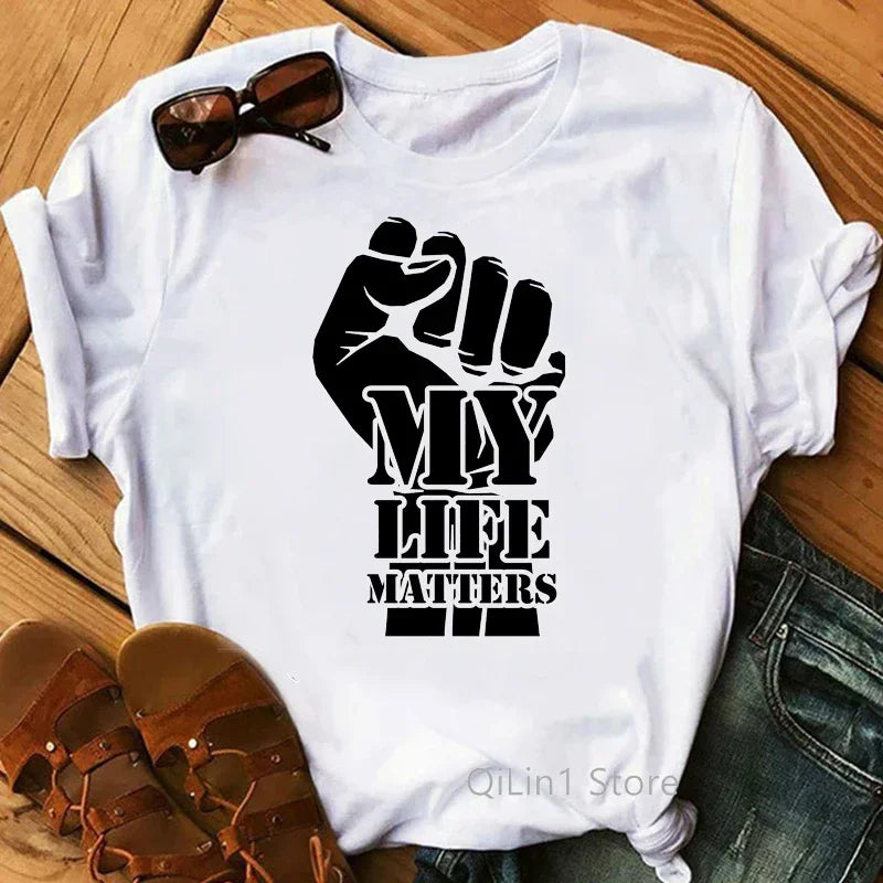Black Girl Is Beautiful Magic T Shirt - Empire P.E