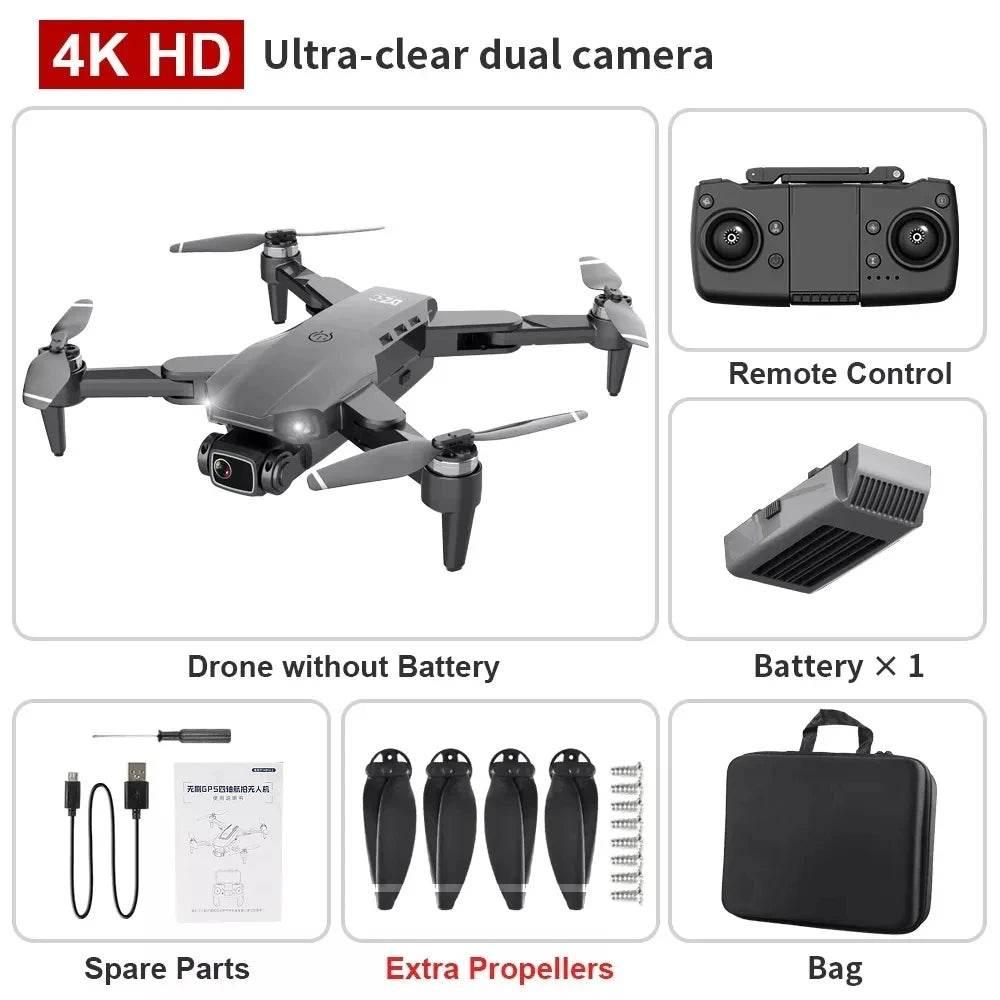 Drone L900 Pro 4K Professional 5G GPS HD Dual Camera Photography Brushless Foldable Quadcopter RC Distance 1.2KM Drones Toys - Empire P.E