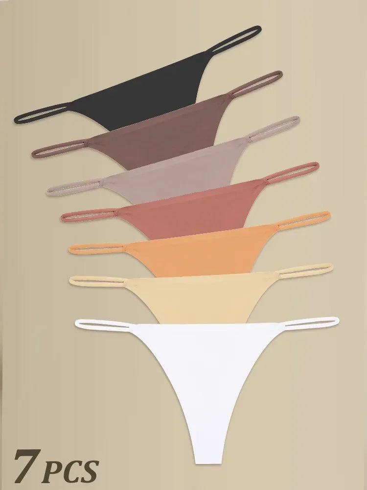 7Pcs/Set Women Seamless Thongs - Empire P.E