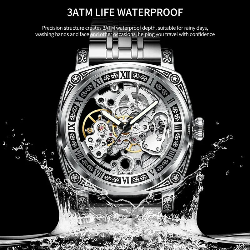 Men's Luxury Stainless Steel Waterproof Watch