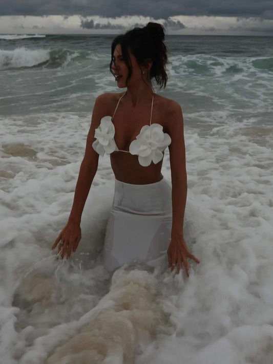 Sexy Bikini Swimsuit with Skirt Bandage