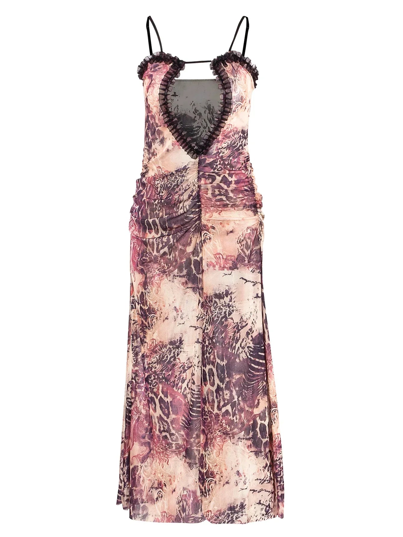 Summer Black Sheer Mesh Dress - Empire P.E