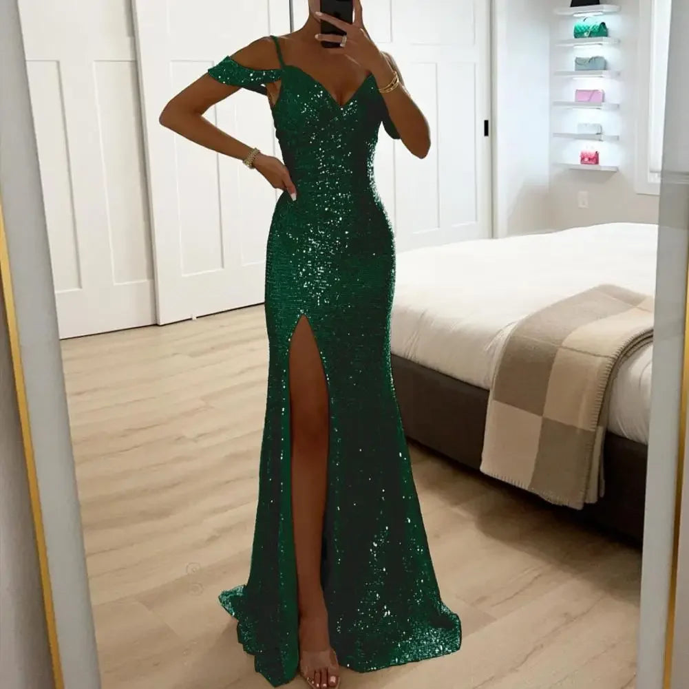 Women Sequin Suspender Dress Sexy Shiny - Empire P.E