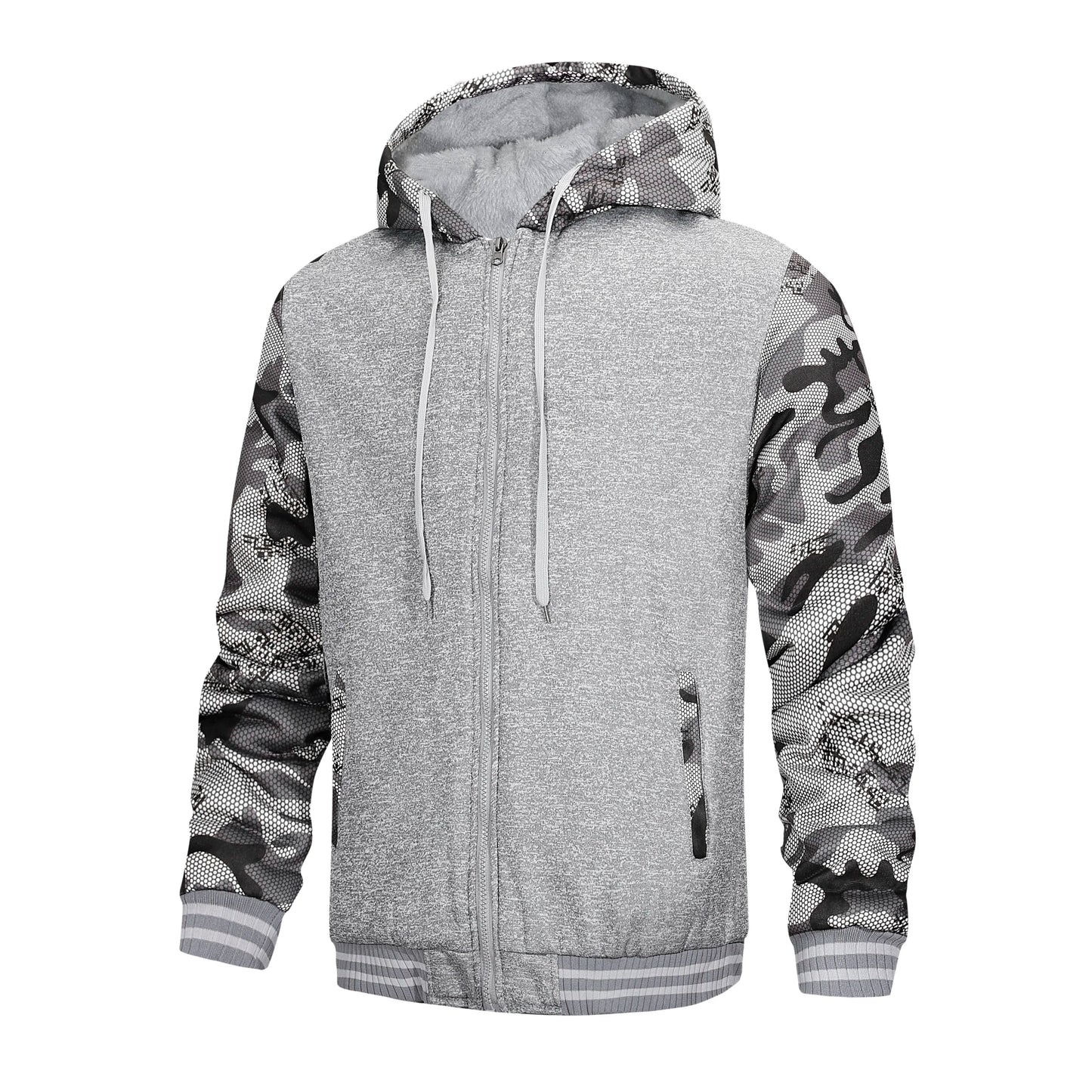 New Men's Lamb Fleece Thickened Warm Jacket - Empire P.E