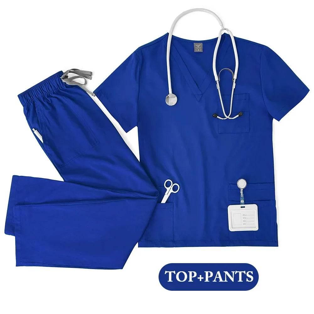 Hot Sale Nurse Scrubs Set Women Anti Wrinkle Washable Soft Hospital Uniform Medical Scrubs Women Scrubs Sets Medical Accessories - Empire P.E
