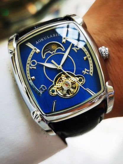 Tonneau Moon Phase Automatic Watch
