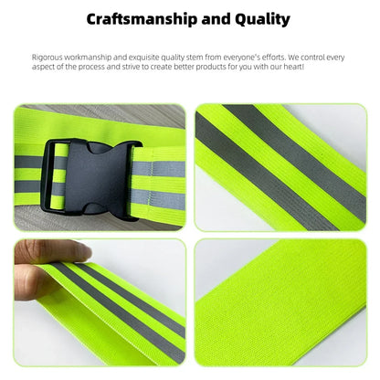 Adult Reflective Vest for Night Running Fitness Cycling Safety