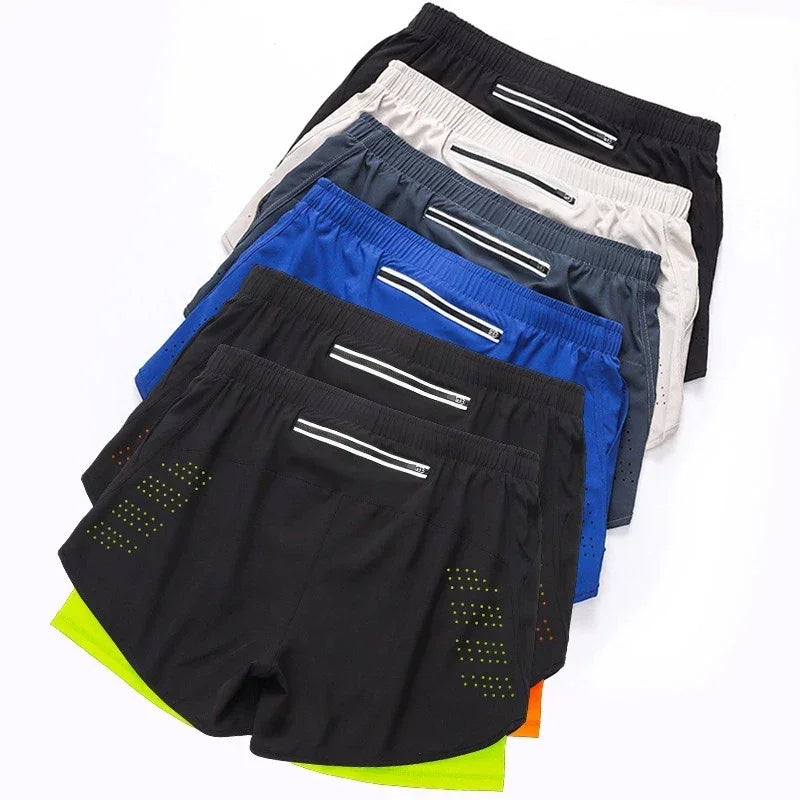 Sport Shorts Men Sportswear 2 In 1 Short - Empire P.E