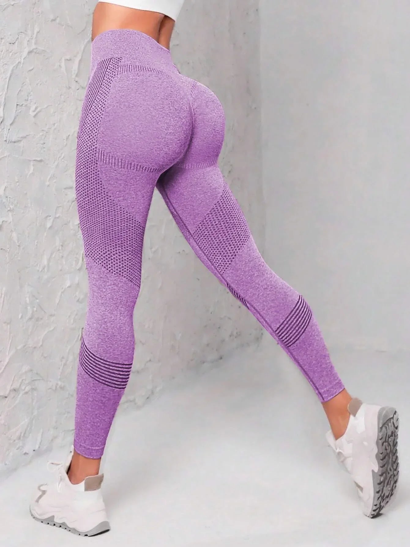 Seamless Wide Waistband Sports Leggings - Empire P.E