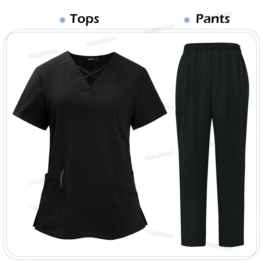 Medical Scrub Uniform Set