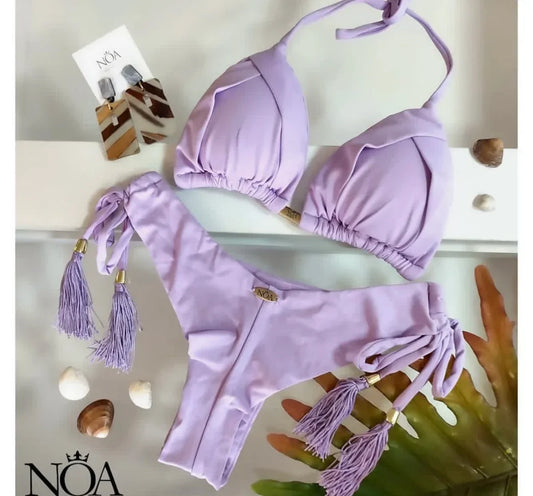 Sexy 13 Color Triangle Bathing Suit for Women Brazilian Beach Bikini Set - Empire P.E