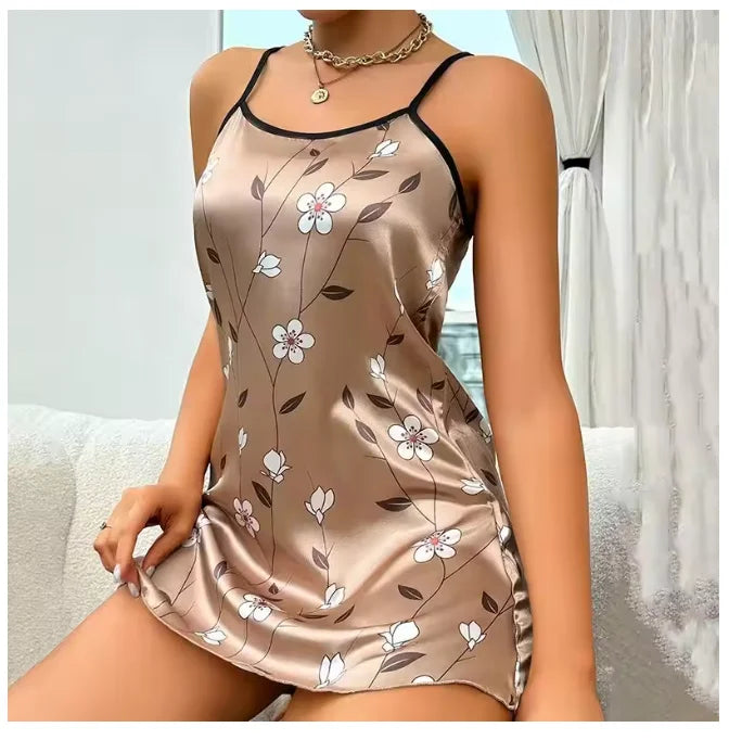 Women's Satin Nightgown - Empire P.E