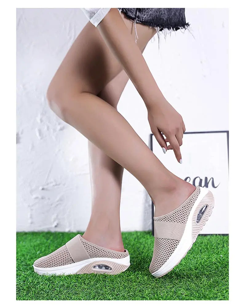 slip-ons without back female sneakers women's sport shoes professional running shoes black sports shoes skor walkx 1229 - Empire P.E